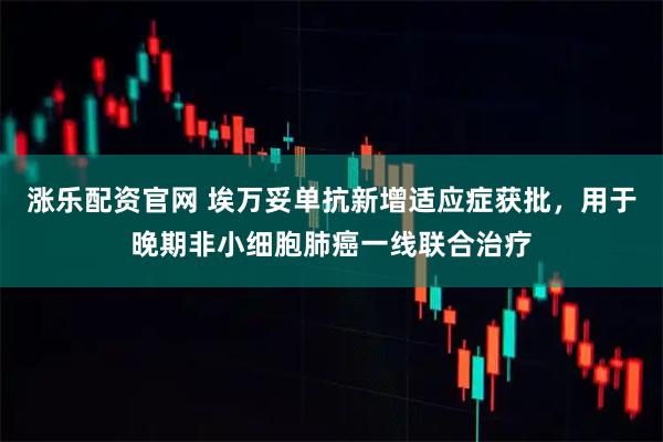 涨乐配资官网 埃万妥单抗新增适应症获批，用于晚期非小细胞肺癌一线联合治疗